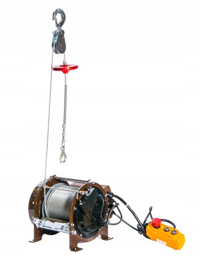 Электрическая канатная лебедка SHZ400WS макс. 400 кг ВЕРЕВКА 30м.
