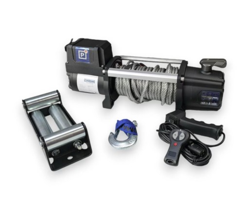 Евакуатор PUNDMANN електрична лебідка 12В 5443 кг трос 25мх9,5 мм