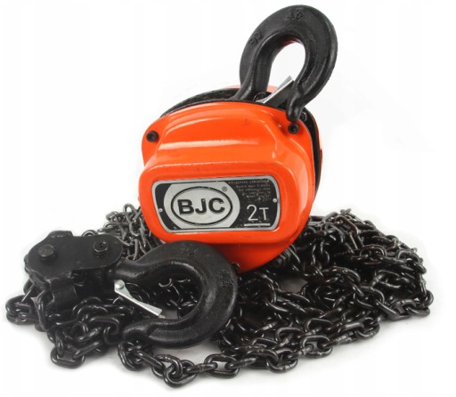 Цепная лебедка 2000 кг 2Т 3м BJC Ручная лебедка для мастерской двигателя