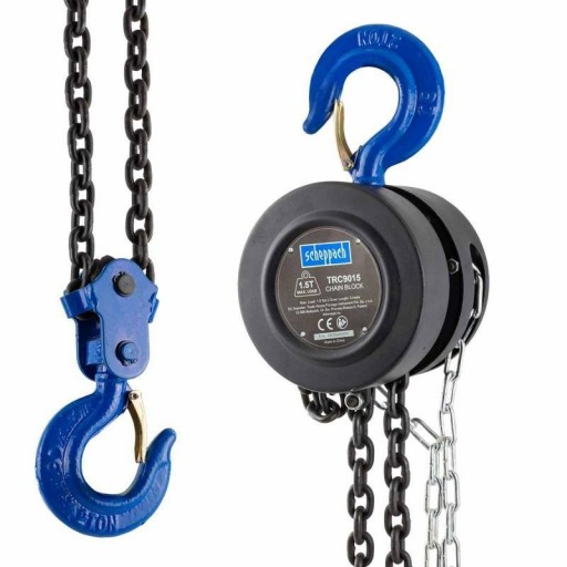 Лебідка ручна ланцюгова 1,5т довжина ланцюга - 3м TRC9015 SCHEPPACH