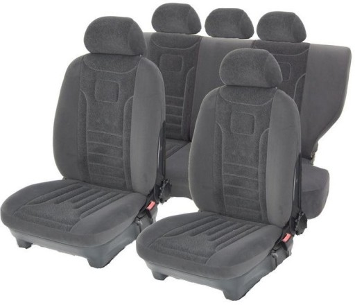 Велюровые чехлы на автомобильные сиденья Velour LUX