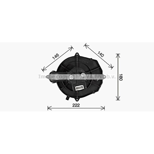 Внутренний вентилятор AVA QUALITY COOLING CN8329