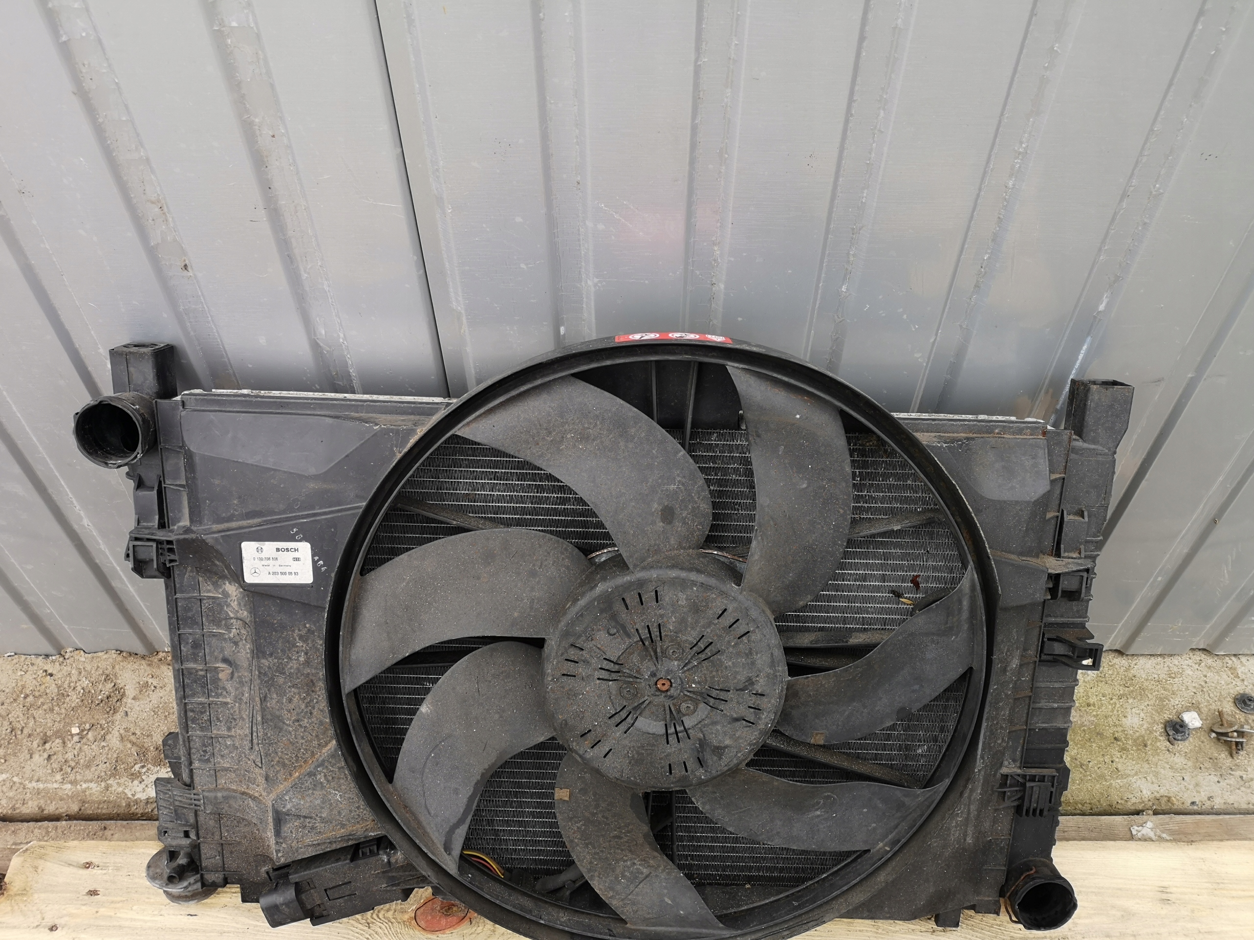 2035000593 - Вентилятор охолодження Mercedes SLK w171 3.0 3.5 V6