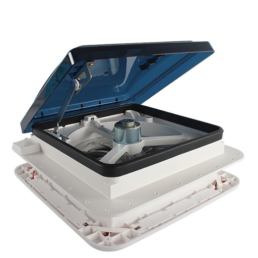 Витяжний вентилятор 28×28 см зі світлодіодним підсвічуванням