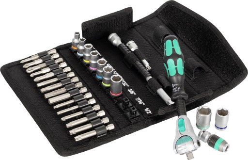 Торцовые ключи с трещоткой Wera Zyklop Speed ​​- 1/4, ДЮЙМОВАЯ ВЕРСИЯ