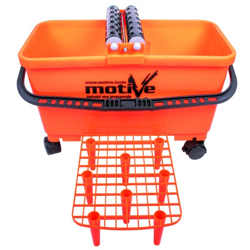 Ведро для затирки плитки 24л ROLLERS GRID WHEELS