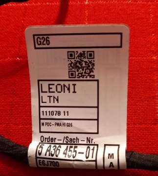 Жгут проводів BMW G26 PDC 5A36455-01