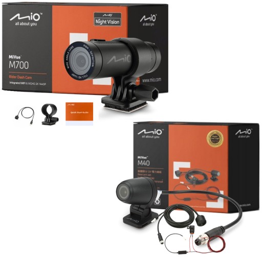 Видеорегистратор ДВОЙНАЯ камера ПЕРЕДНЯЯ + ЗАДНЯЯ МОТОР МОТОЦИКЛ MiVue M700 + ЗАДНЯЯ M40