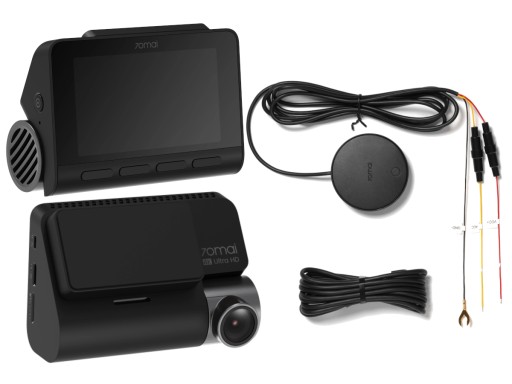 Відеореєстратор 70MAI A810 4K HDR + джерело живлення для режиму паркування 4G