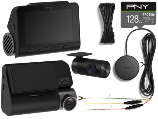 70MAI A810 Відеореєстратор 4K + задня камера 4G Паркувальна карта живлення