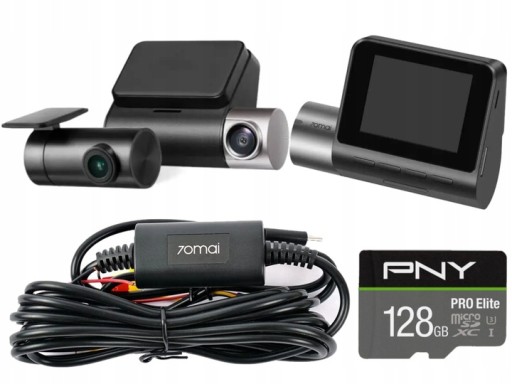 70MAI Dash Cam A510 Комплект Відеореєстратор + Блок живлення Парковка 128GB карта