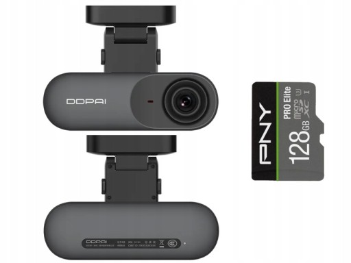 Відеореєстратор DDPAI Mola N3 GPS 2.7K WIFI + карта пам'яті 128 Гб