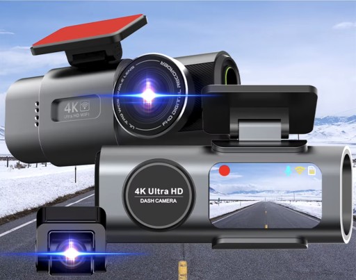 Видеорегистратор Автомобильная камера 4K + задний ход FHD | GPS WIFI 128 ГБ |