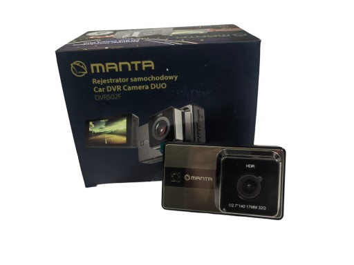 Автомобильный видеорегистратор MANTA DVR502F Camera Duo, видеорегистратор