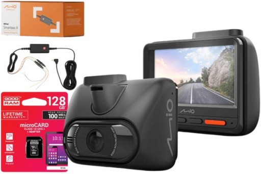 Видеорегистратор MIO MiVue 935W 4K Sony Starvis HDR GPS + 128 ГБ + смартбокс