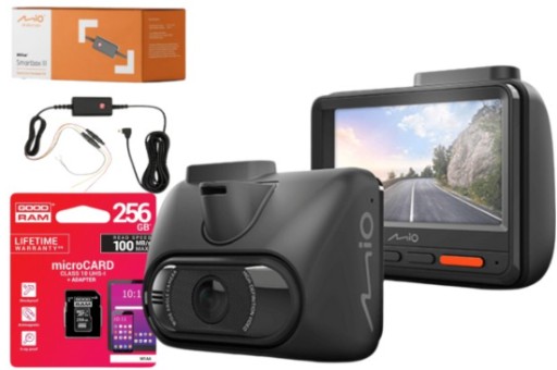 Видеорегистратор MIO MiVue 935W 4K Sony Starvis HDR GPS + 256 ГБ + смартбокс