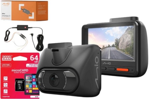 Видеорегистратор MIO MiVue 935W 4K Sony Starvis HDR GPS + 64 ГБ + смартбокс