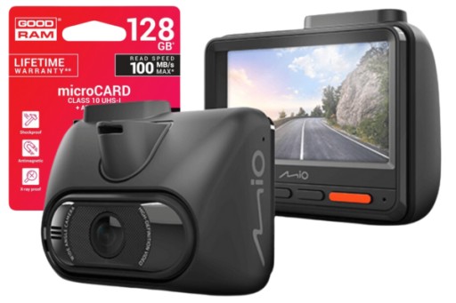 Видеорегистратор MIO MiVue 935W 4K Sony Starvis HDR GPS + карта 128 ГБ