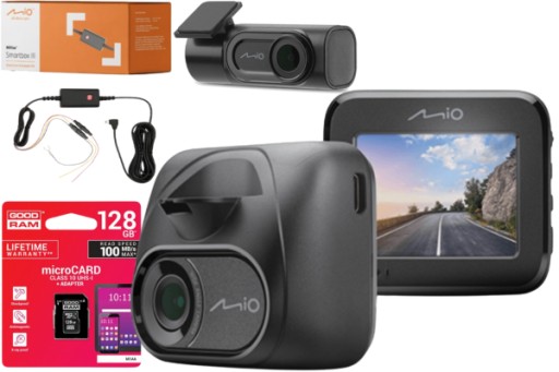 Видеорегистратор MIO MiVue C590 + задняя камера + Smartbox + 128 ГБ