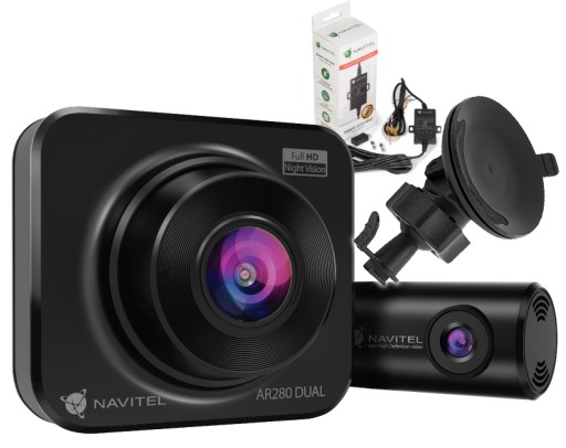 Видеорегистратор Navitel AR280 Dual FHD Передний задний + смартбокс