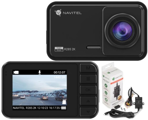 Відеореєстратор Navitel R285 2K, драйвовий USB-C + смартбокс