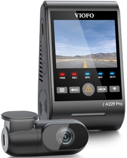 Відеореєстратор VIOFO A229 Pro + задня камера