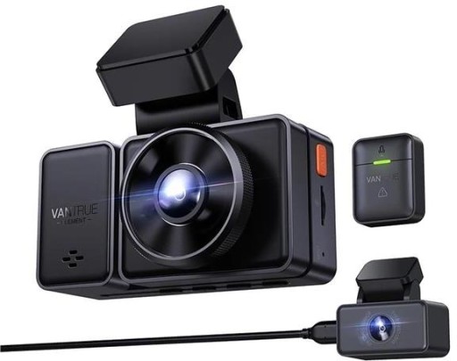 Відеореєстратор Vantrue E3 Автомобільні камери Передня задня внутрішня