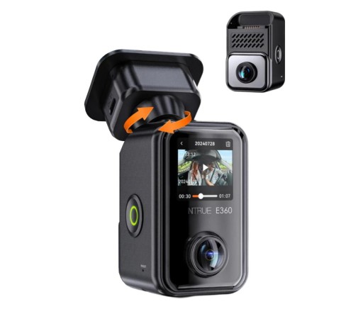 Подвійний відеореєстратор Vantrue E360 5K+2.7K/210/1.54