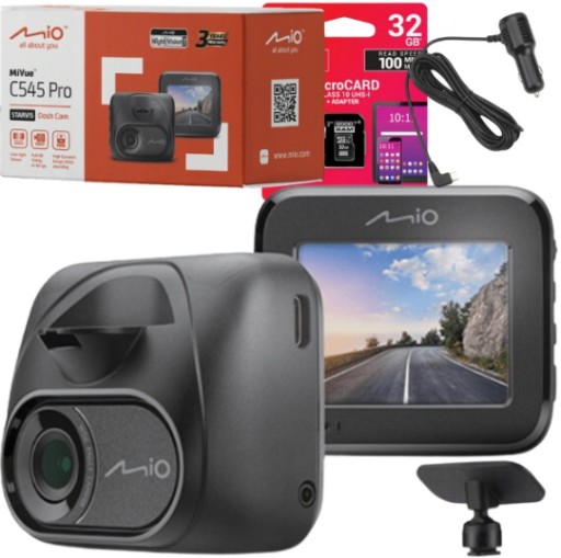 Автомобільний відеореєстратор Mio MiVue C545 PRO HDR + карта 32GB