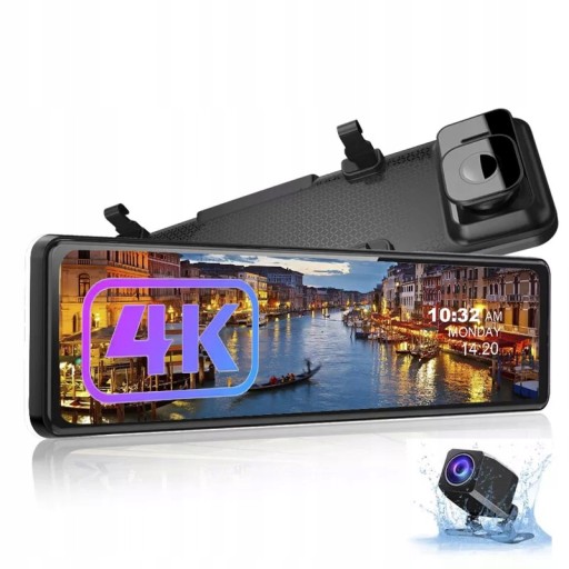 Дзеркало відеореєстратор 2K QHD SONY Камера заднього виду Реєстратор водіння автомобіля