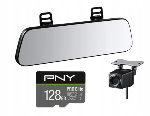 70MAI S500 дзеркальний відеореєстратор + задня камера RC13 WiFi QHD + карта 128