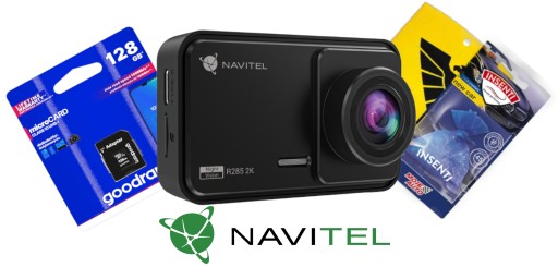 Автомобильный видеорегистратор Navitel R285 2K + карта 128 ГБ и бесплатный ароматизатор