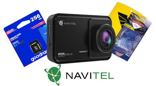 Автомобильный видеорегистратор Navitel R285 2K + карта 256 ГБ и бесплатный ароматизатор