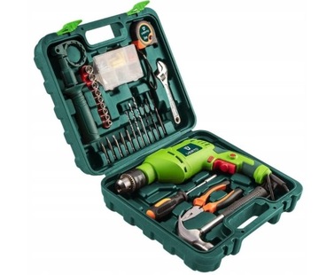 Ударна дриль Verto 600W + набір інструментів