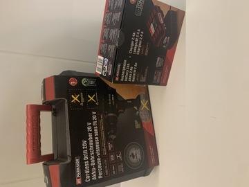 Аккумуляторная дрель-шуруповерт + аккумулятор + площадки