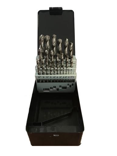 Сверла кобальтовые по металлу HSSE HSSCo FESTA 25 шт. 1-13 мм.