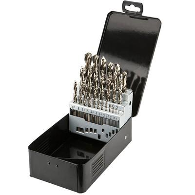 Сверла по металлу 1-13мм 25шт HSS-Co Графит