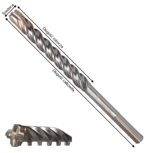 Свердло MAKITA Nemesis SDS-Max 52 / 570мм