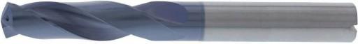 Спиральное сверло VHM SUPRA, хвостовик, внутренняя подача СОЖ, 4xD