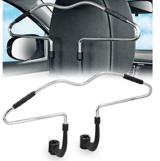 Автомобільна Вішалка Для Одягу На Підголівник De-Lux