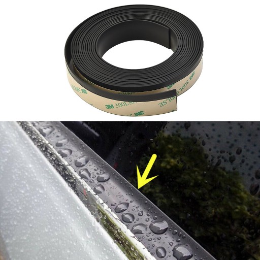 Windo Glass Seal Weatherstrip Rain Visor Universal