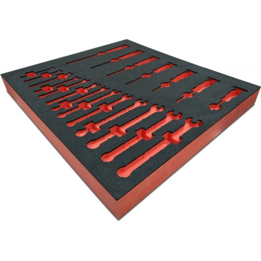 Пенопластовая вставка для инструментов, ящик 2, 40 шт, пустая (DBK) Prolina 587212