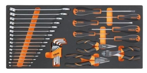 М'який профільований вкладиш з набором 34 інструменти