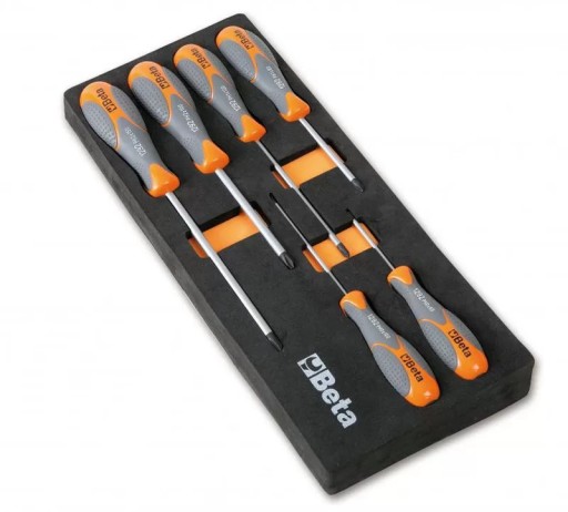 М'яка профільована вставка з набором 6 викруток betamax 1292 ph0-ph2