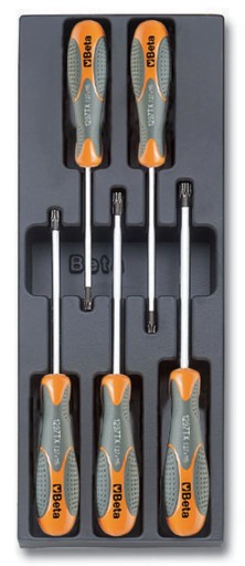 Вставка жорстка профільована з набором викруток betamax 1297TX t25-t45 5 шт.