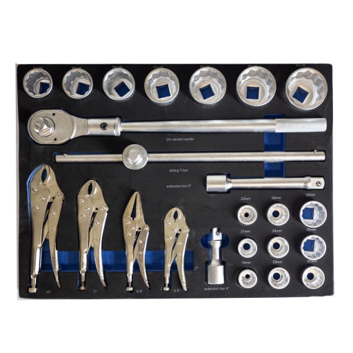 Вставка в инструментальный шкаф с головками 3/4 EVA