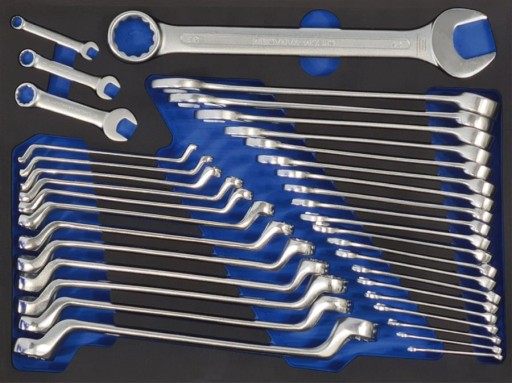 Вкладиш-візок. Набір ключів ріжкових 36 шт.