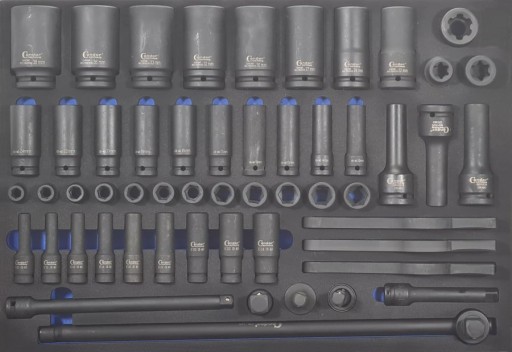 Вкладиш вантажний візок, ширина 560 мм, ударний, 54 шт.