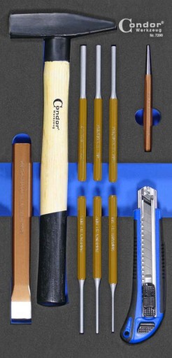 Візок вкладиш - молотки та пробійники 10 шт.