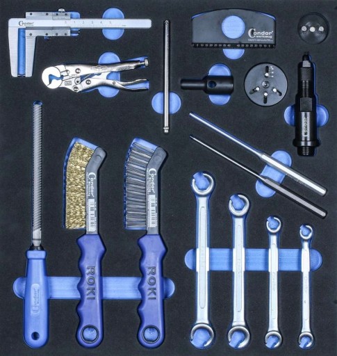 Вставка для тележки - инструменты для тормозной системы, 17 шт. Кондор Веркцойг